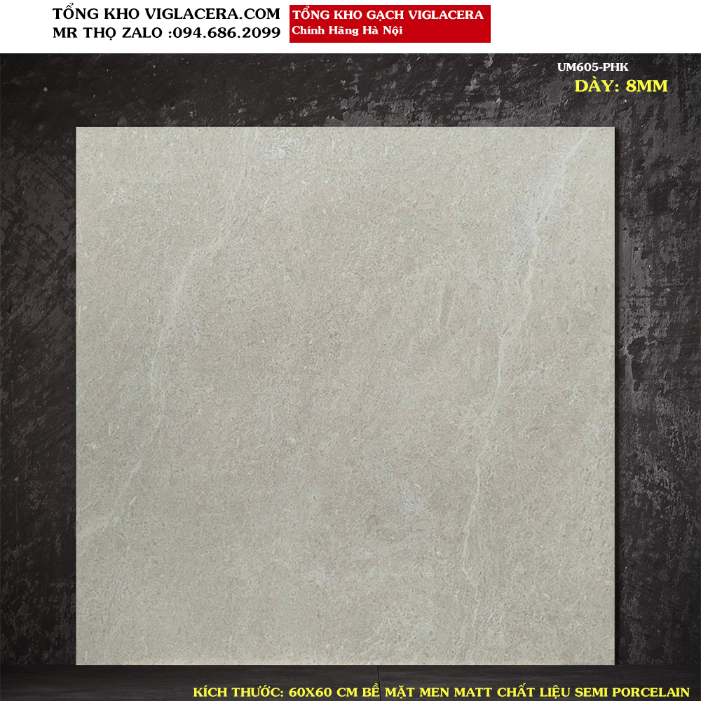 GẠCH VIGLACERA 60X60 UM605 Loại A1